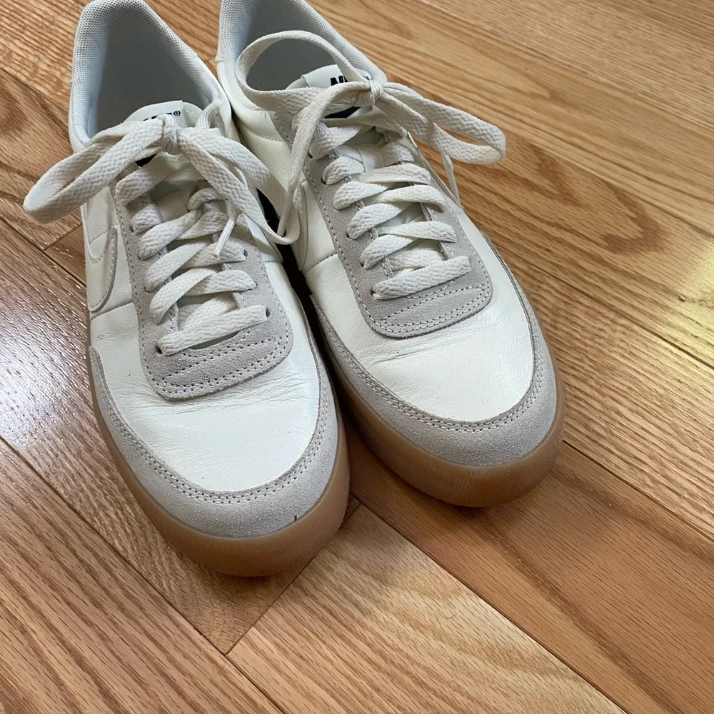 Nike Women's Sneakers - White and Tan - Picture 2 of 3